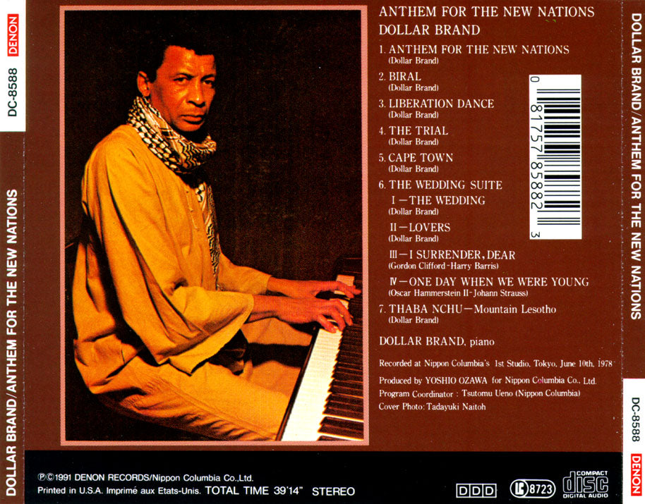 DOLLAR BRAND - ANTHEM FOR THE NEW NATIONS