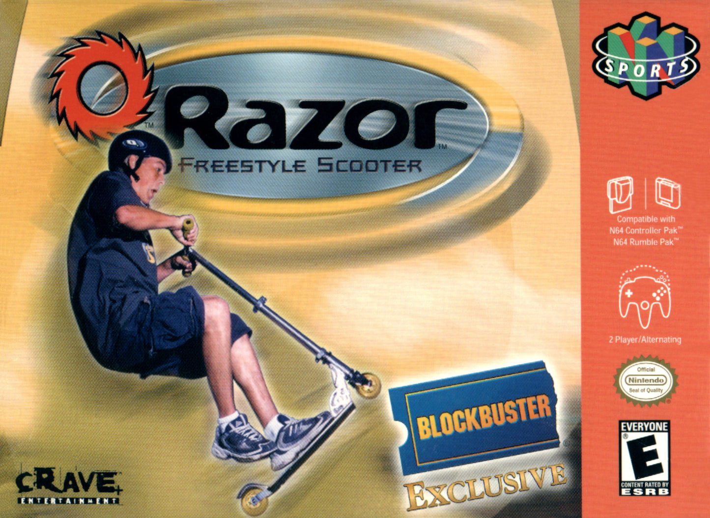RAZOR FREESTYLE SCOOTER - N64