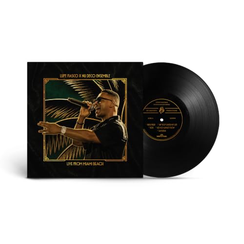 LUPE FIASCO - LUPE FIASCO X NU DECO ENSEMBLE (LIVE FROM MIAMI BEACH) (STD BLACK LP)