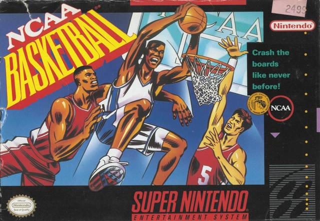 NCAA BASKETBALL - SNES (W/BOX & MANUAL)