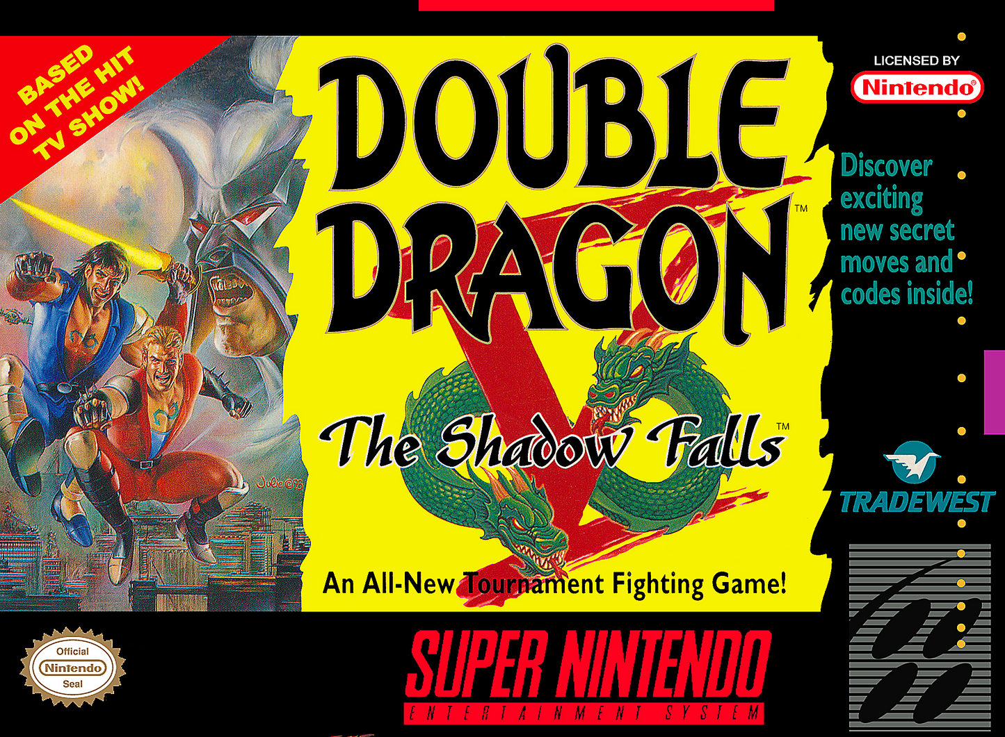 DOUBLE DRAGON V: THE SHADOW FALLS - SNES