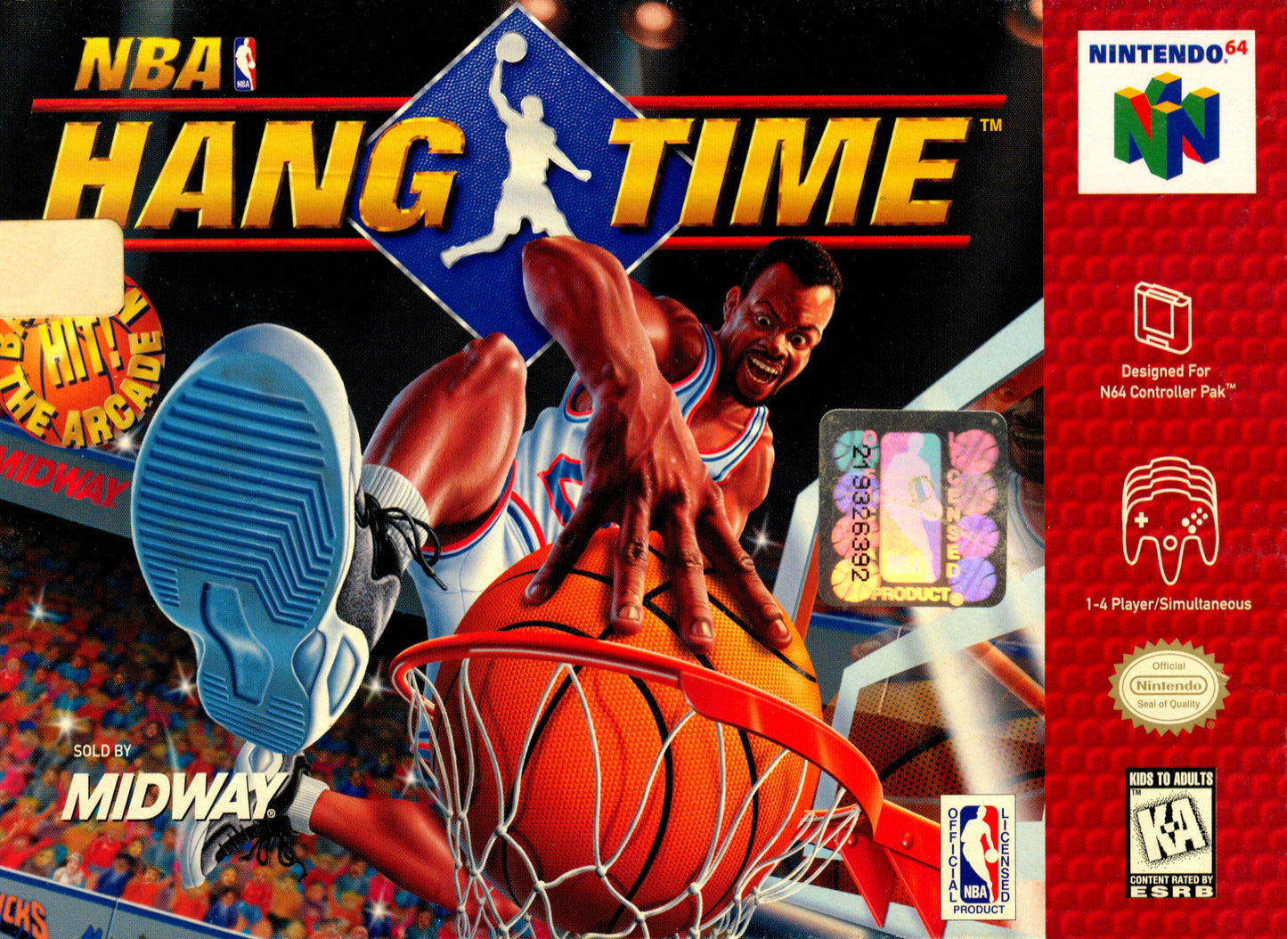NBA HANG TIME - N64 (W/BOX)
