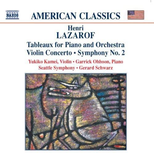 LAZAROF, HENRI - TABLEAUX FOR PIANO & ORCHESTRA, ETC.