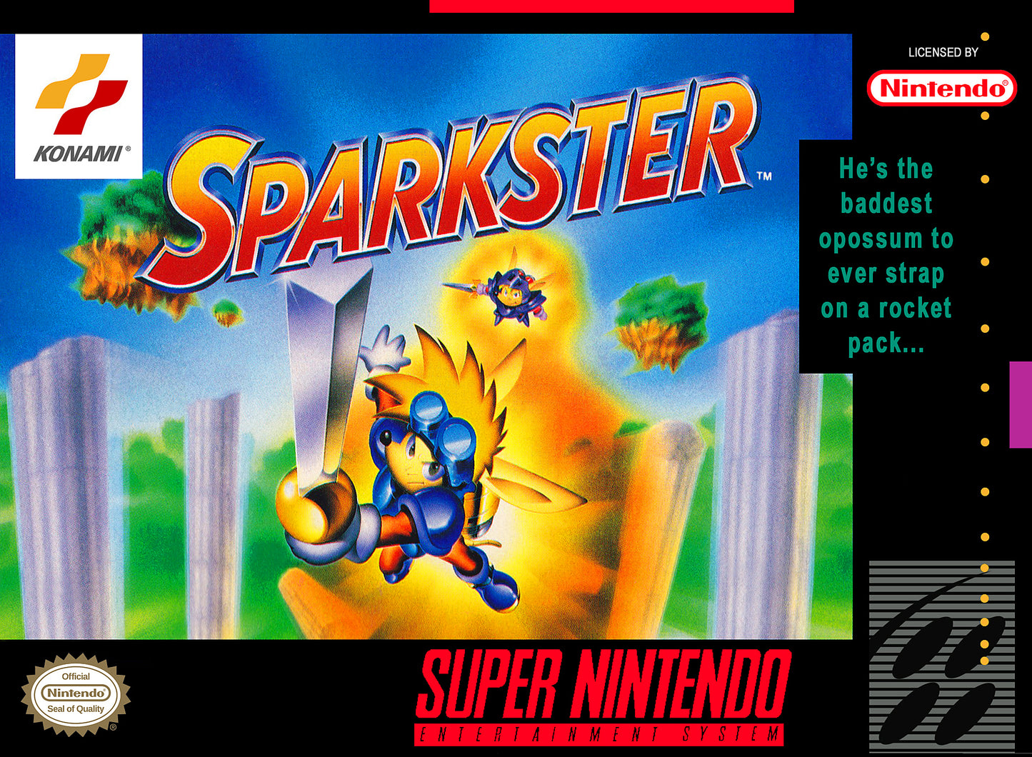 SPARKSTER - SNES (W/BOX)