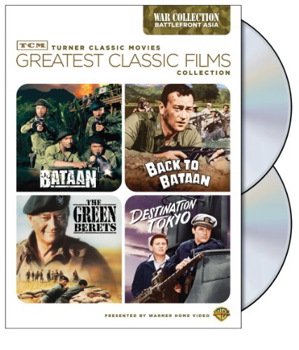 TCM GREATEST CLASSIC FILMS COLLECTION: WAR - BATTLEFRONT ASIA (BATAAN / BACK TO BATAAN / THE GREEN BERETS / DESTINATION TOKYO)