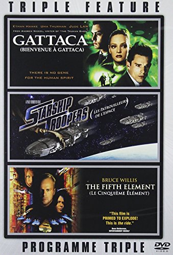 GATTACA/STARSHIP TROOPERS/FIFTH ELEMENT - DVD-TRIPLE FEATURE