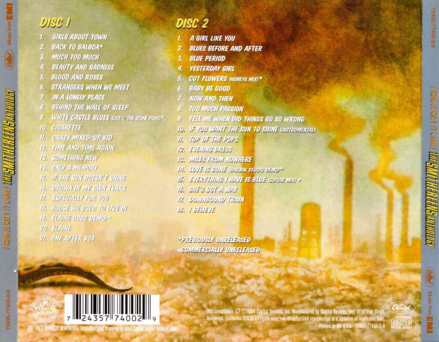 SMITHEREENS - ANTHOLOGY