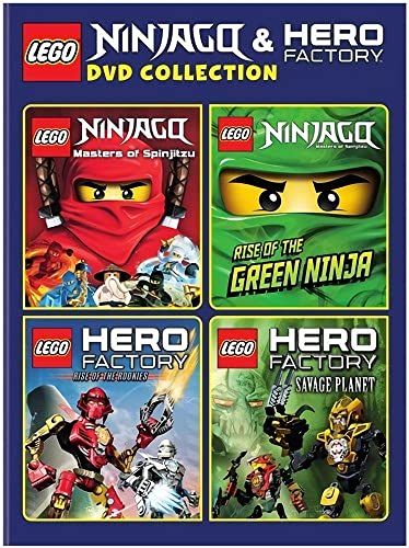 LEGO NINJAGO/HERO FACTORY - DVD-4 FILM COLLECTION