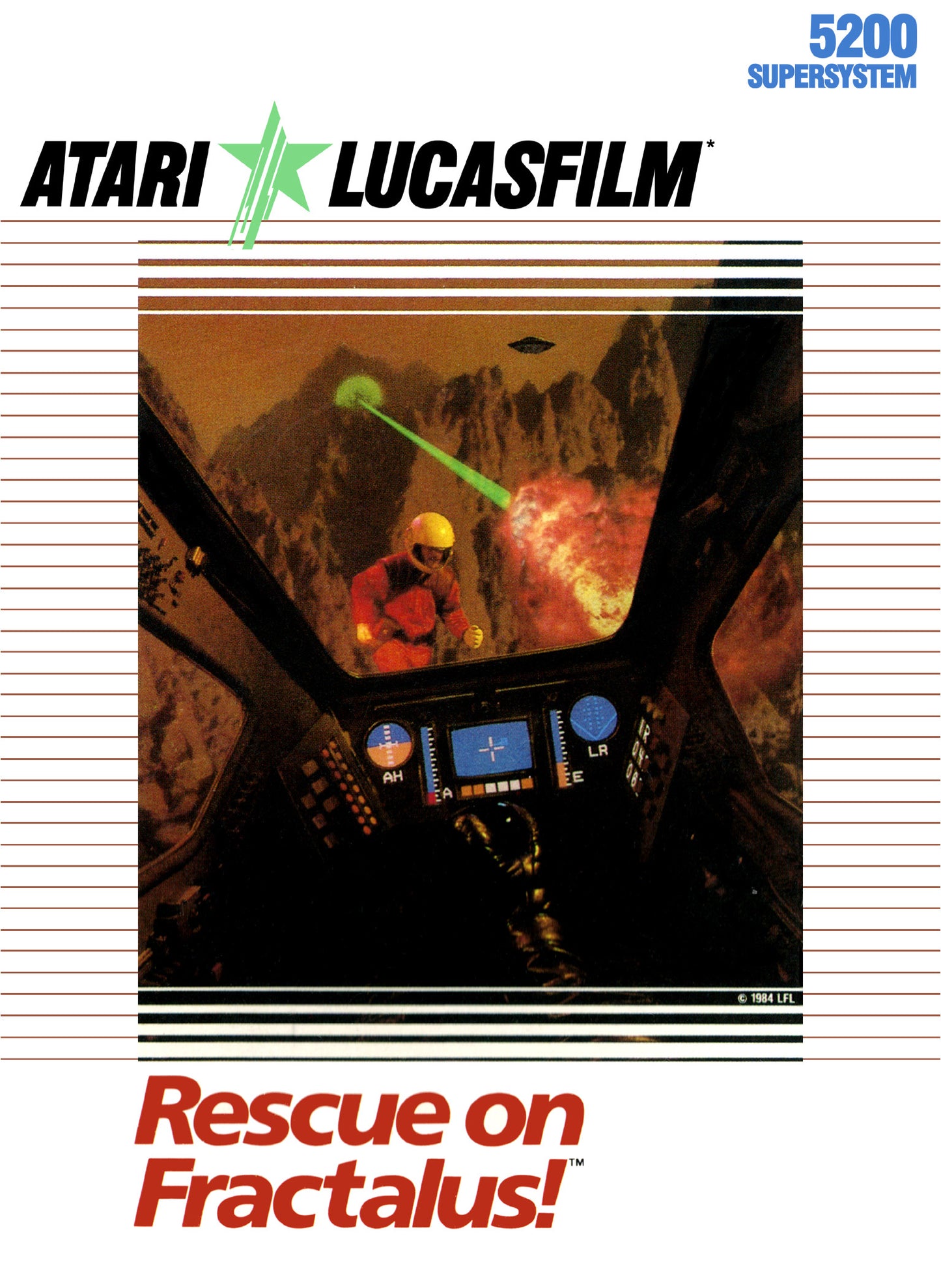 RESCUE ON FRACTALUS - ATARI5200