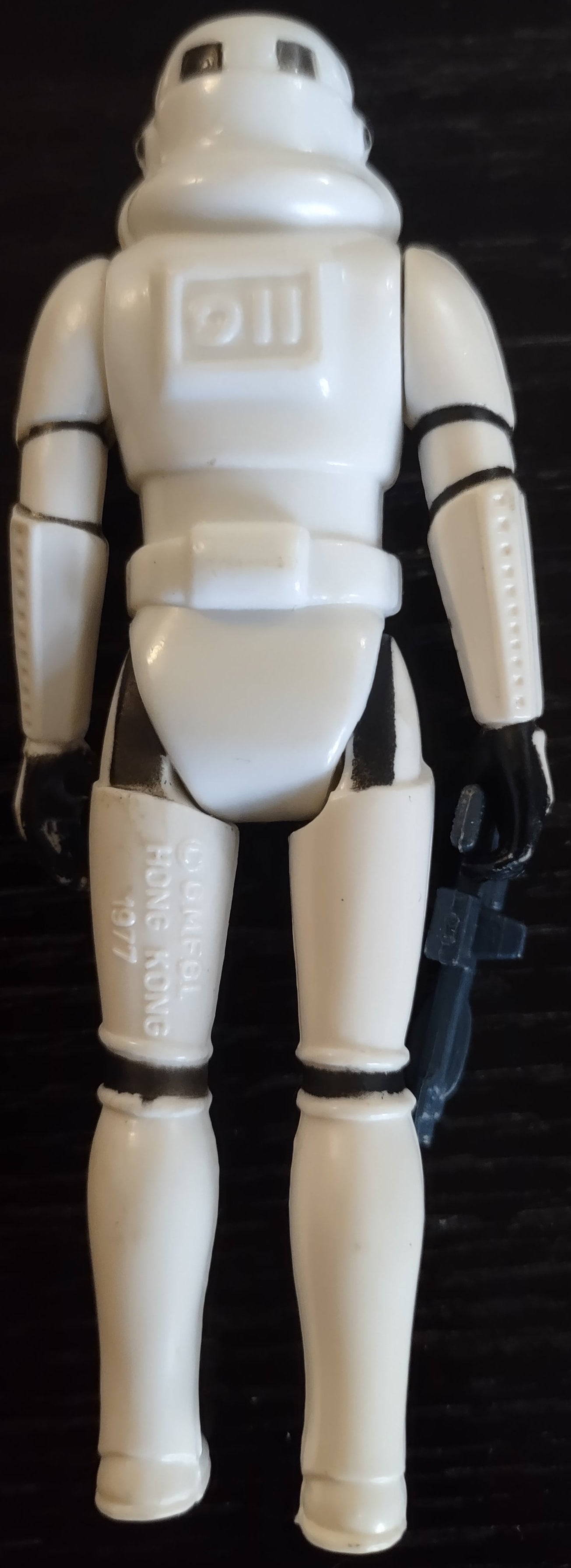 STAR WARS: STORM TROOPER (3.75") (HK) - KENNER: LOOSE FIGURE-1977 (COMPLETE)