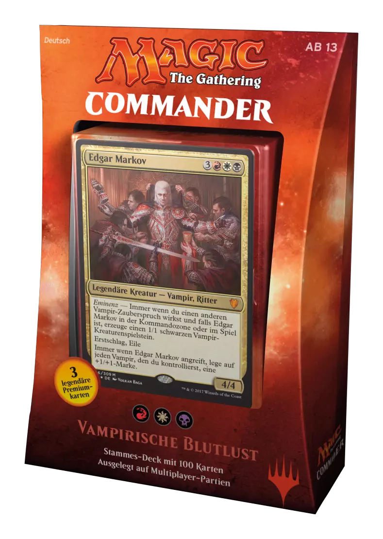 MAGIC THE GATHERING: VAMPIRIC BLOODLUST - COMMANDER-2017