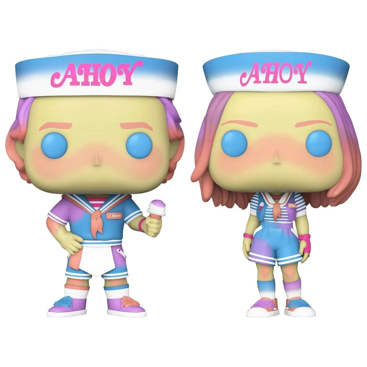 STRANGER THINGS: STEVE #1545/ROBIN #1546 (SCOOPS AHOY: SHERBERT SURPRISE) - FUNKO POP!-SET OF 2