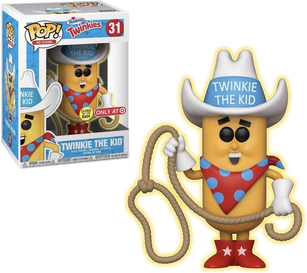 TWINKIES: TWINKIE THE KID #31 - FUNKO POP!-EXCLUSIVE-GITD