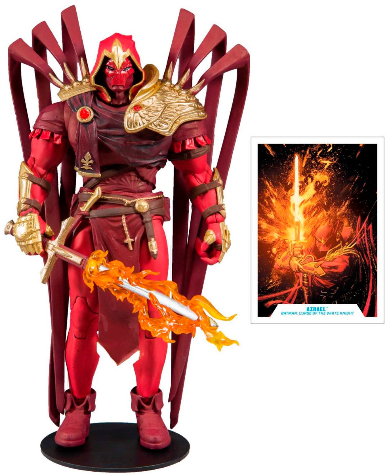 DC MULTIVERSE: AZRAEL - MCFARLANE-FIGURE (OPEN BOX)