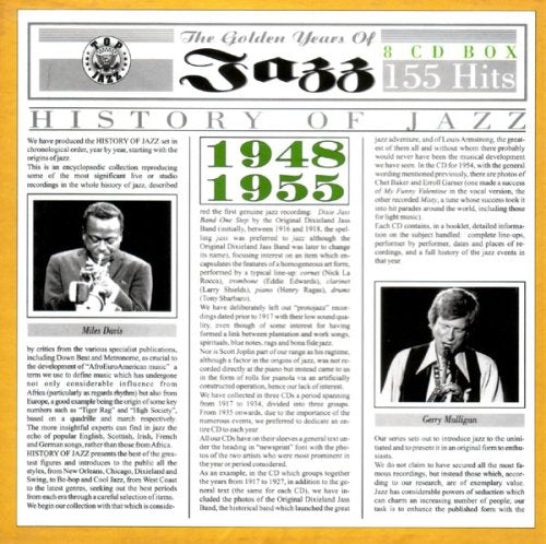 VARIOUS - 1948-1955 GOLDEN YEARS OF JAZ (CD)