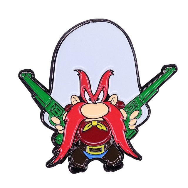 LOONEY TUNES: YOSEMITE SAM (ENAMEL) - PIN
