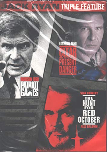 JACK RYAN TRIPLE FEATURE: PATRIOT GAMES, THE HUNT FOR RED OCTOBER, CLEAR AND PRESENT DANGER