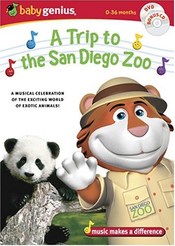 BABY GENIUS - A TRIP TO THE SAN DIEGO ZOO (W/ BONUS MUSIC CD