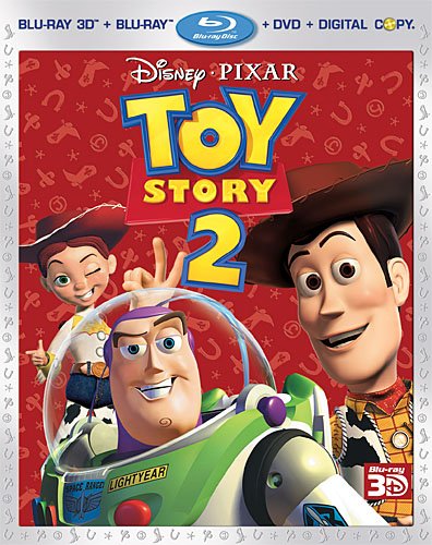 TOY STORY 2 - BLU-3D-INC BLU & DVD COPIES