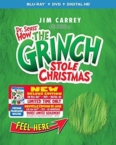 HOW THE GRINCH STOLE CHRISTMAS - BLU-2000-JIM CARREY-INC. DVD COPY-DELUXE