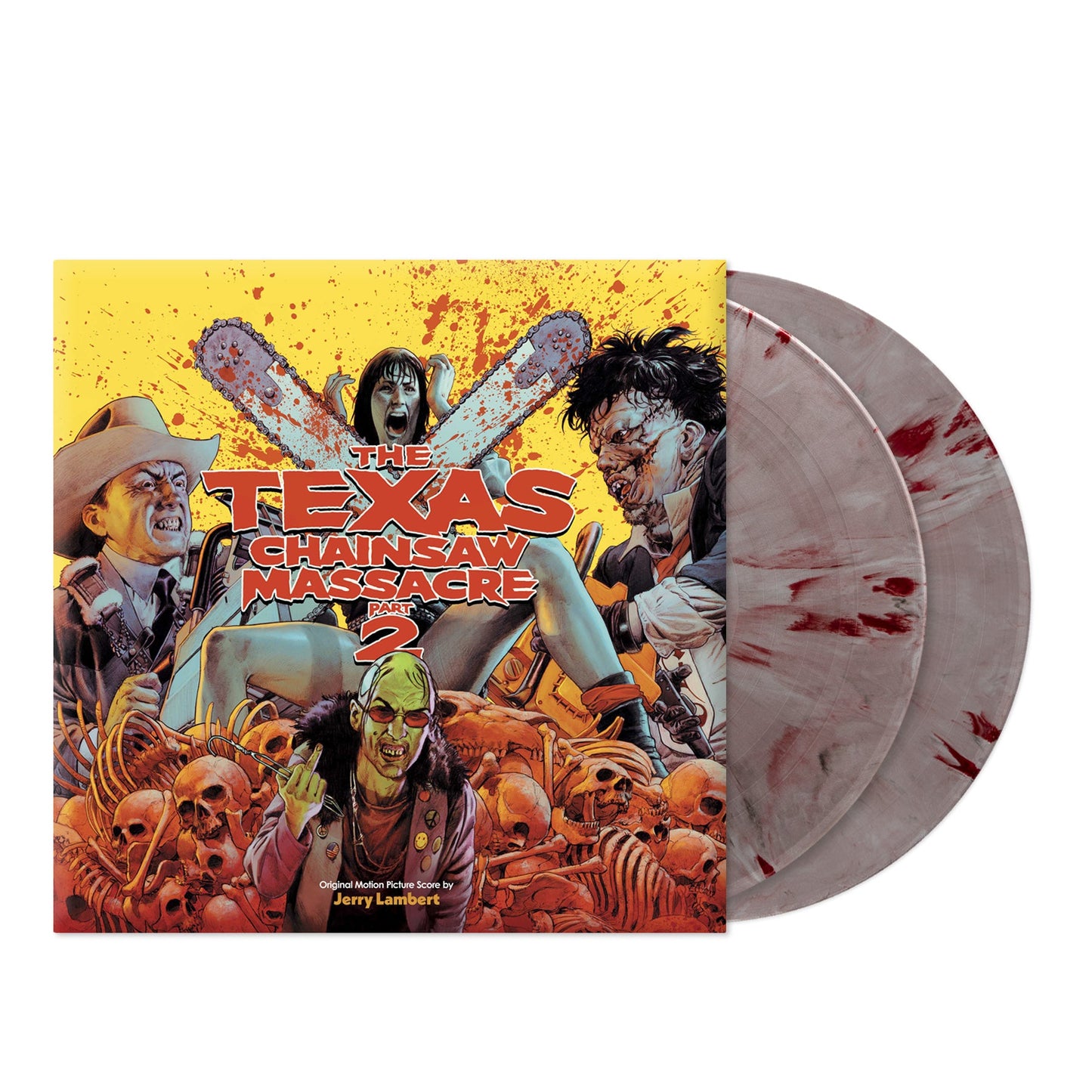 JERRY LAMBERT - TEXAS CHAINSAW MASSACRE 2 OST (180G/CHAINSAW BLADE/BLOOD VINYL)