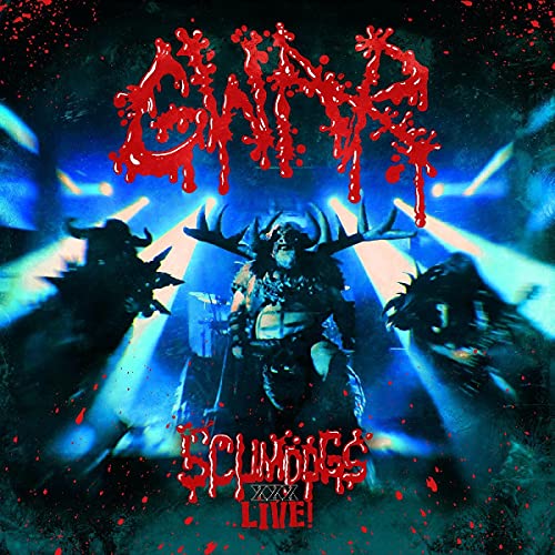 GWAR - SCUMDOGS XXX LIVE (2LP, BLUE MARBLE VINYL)