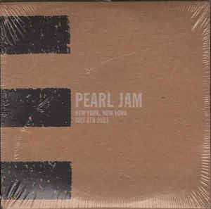 PEARL JAM  - NEW YORK NEW YORK 2003