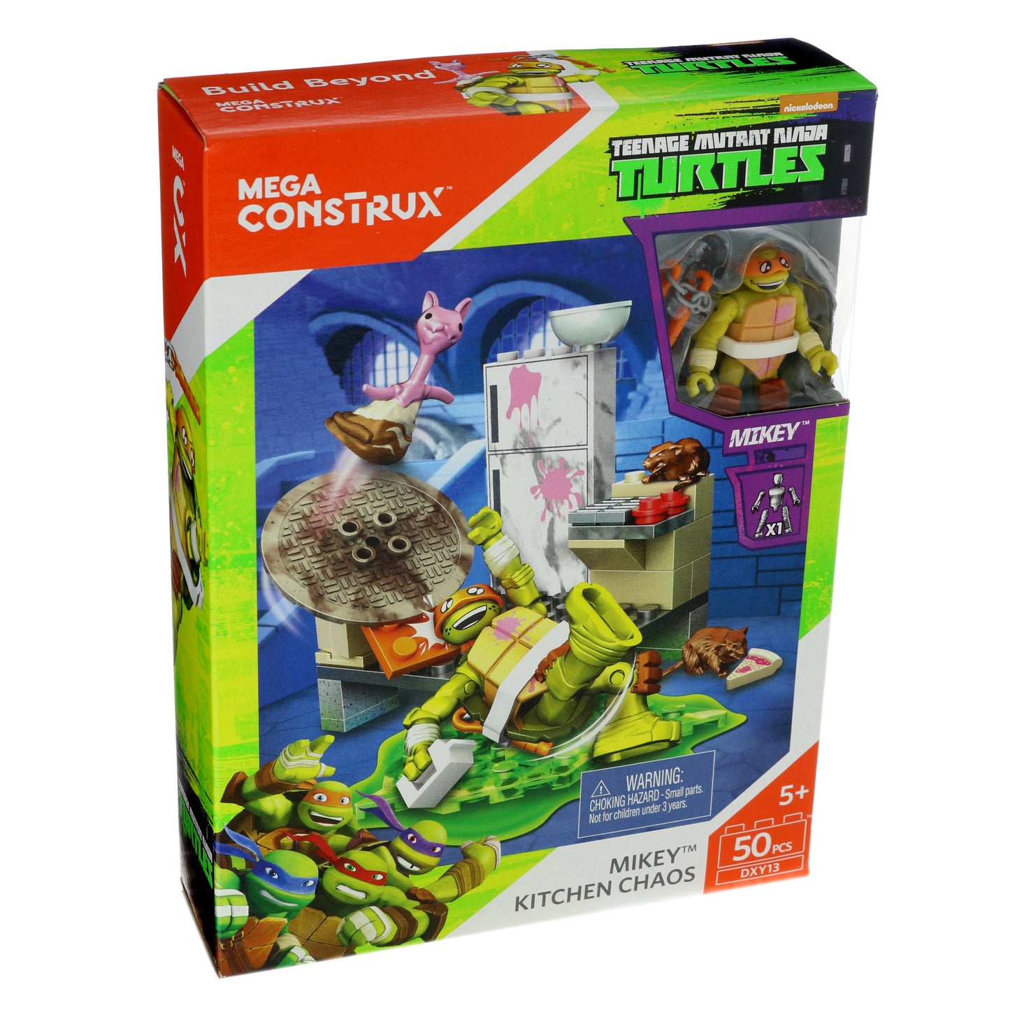 TEENAGE MUTANT NINJA TURTLES MIKEY KITCHEN CHAOS - MEGA CONSTRUX