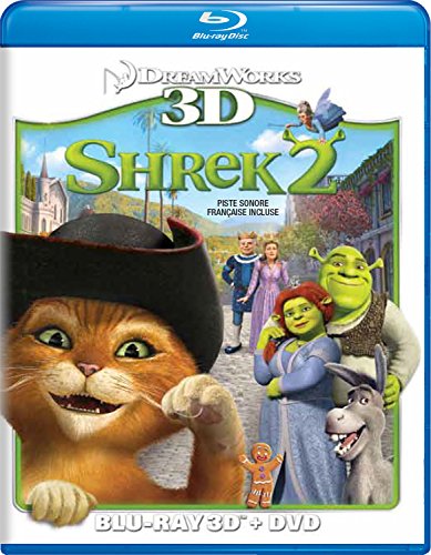 SHREK 2 3D/DVD COMBO [BLU-RAY] (BILINGUAL)