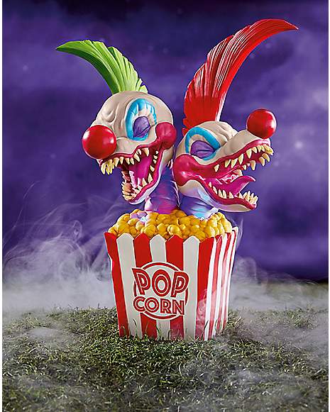 KILLER KLOWNS FROM OUTER SPACE: POPCORN KLOWN STATUE - SPIRIT-13.5"