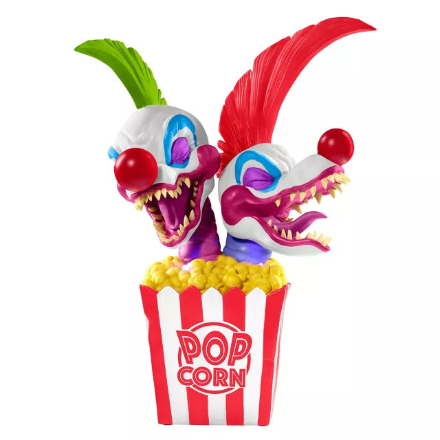 KILLER KLOWNS FROM OUTER SPACE: POPCORN KLOWN STATUE - SPIRIT-13.5"