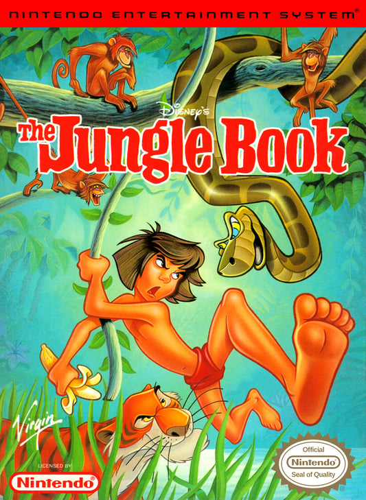 JUNGLE BOOK  - NES (W/BOX & MANUAL)