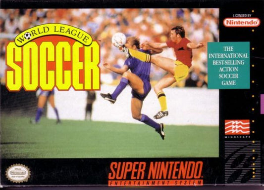 WORLD LEAGUE SOCCER  - SNES (W/BOX)