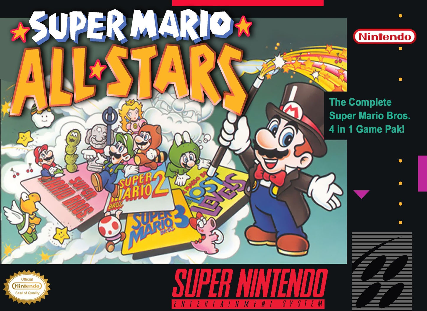 SUPER MARIO ALL-STARS  - SNES (W/BOX)