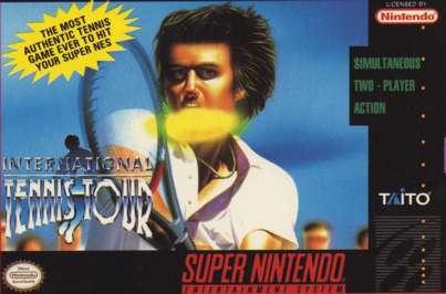 INTERNATIONAL TENNIS TOUR  - SNES (W/BOX & MANUAL)