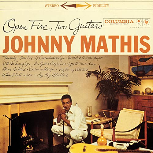 MATHIS, JOHNNY - OPEN FIRES TWO GUITARS