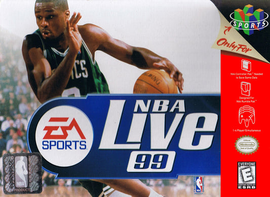 NBA LIVE 99  - N64 (W/BOX)