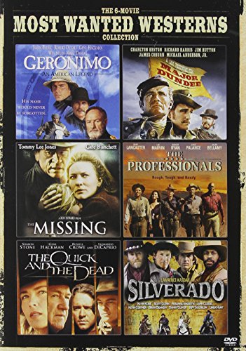 MOST WANTED WESTERNS COLLECTION - GERMONIMO, MAJOR DUNDEE,MISSING, PROFES