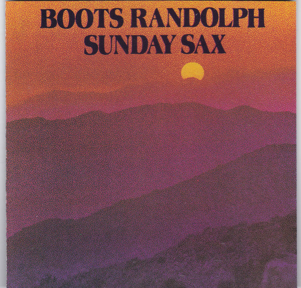 RANDOLPH, BOOTS  - SUNDAY SAX