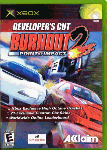 BURNOUT 2: POINT OF IMPACT (DEVELOPER'S CUT) - XBOX