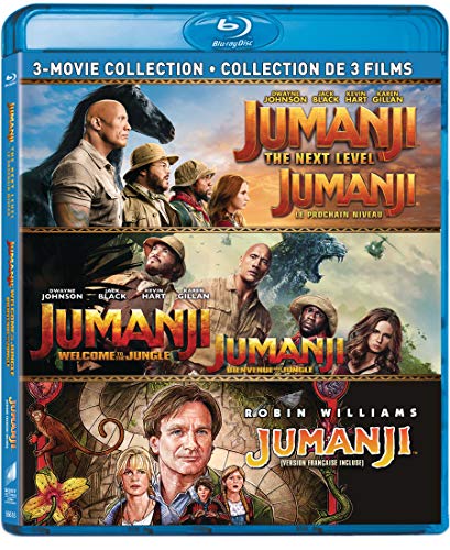 JUMANJI (1995) / JUMANJI: THE NEXT LEVEL / JUMANJI: WELCOME TO THE JUNGLE - SET [BLU-RAY] (BILINGUAL)