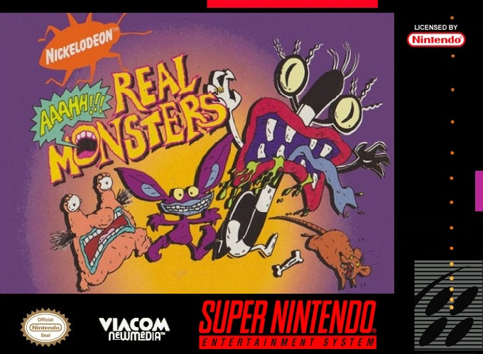 AAAHH REAL MONSTERS  - SNES (W/BOX)