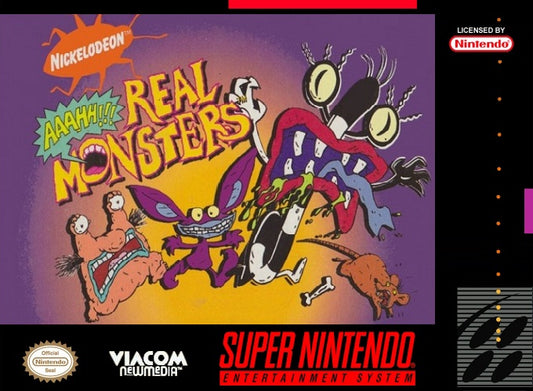 AAAHH REAL MONSTERS  - SNES (W/BOX)