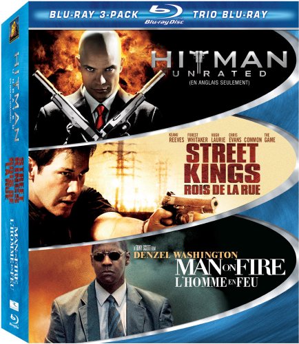 HARD ACTION COLLECTION (HITMAN/STREET KINGS/MAN ON FIRE) [BLU-RAY]