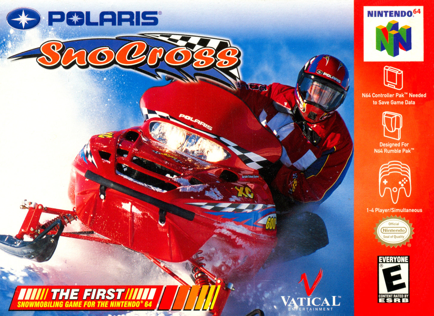 POLARIS SNOCROSS  - N64 (W/BOX & MANUAL)