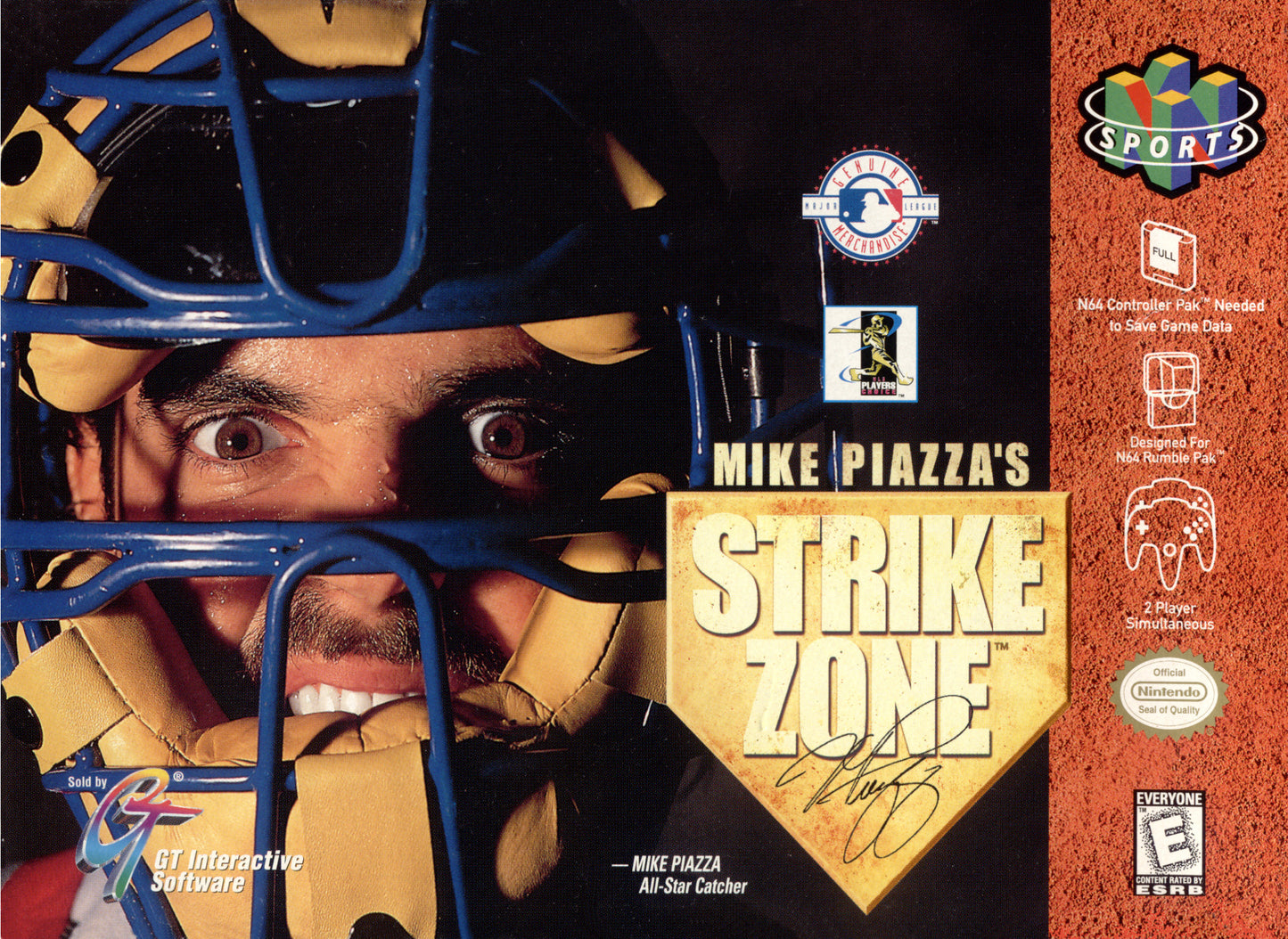 MIKE PIAZZA'S STRIKE ZONE  - N64 (W/BOX)