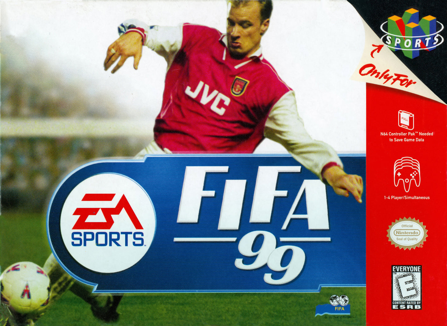 FIFA 99  - N64 (CARTRIDGE ONLY)