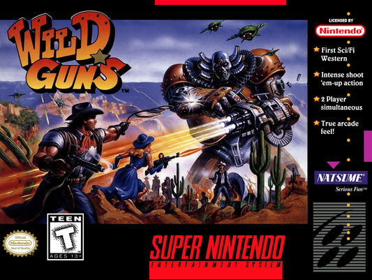 WILD GUNS  - SNES