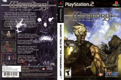 WIZARDRY: THE FORSAKEN LAND - PLAYSTATION 2