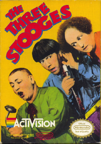 THREE STOOGES  - NES (W/BOX & MANUAL)